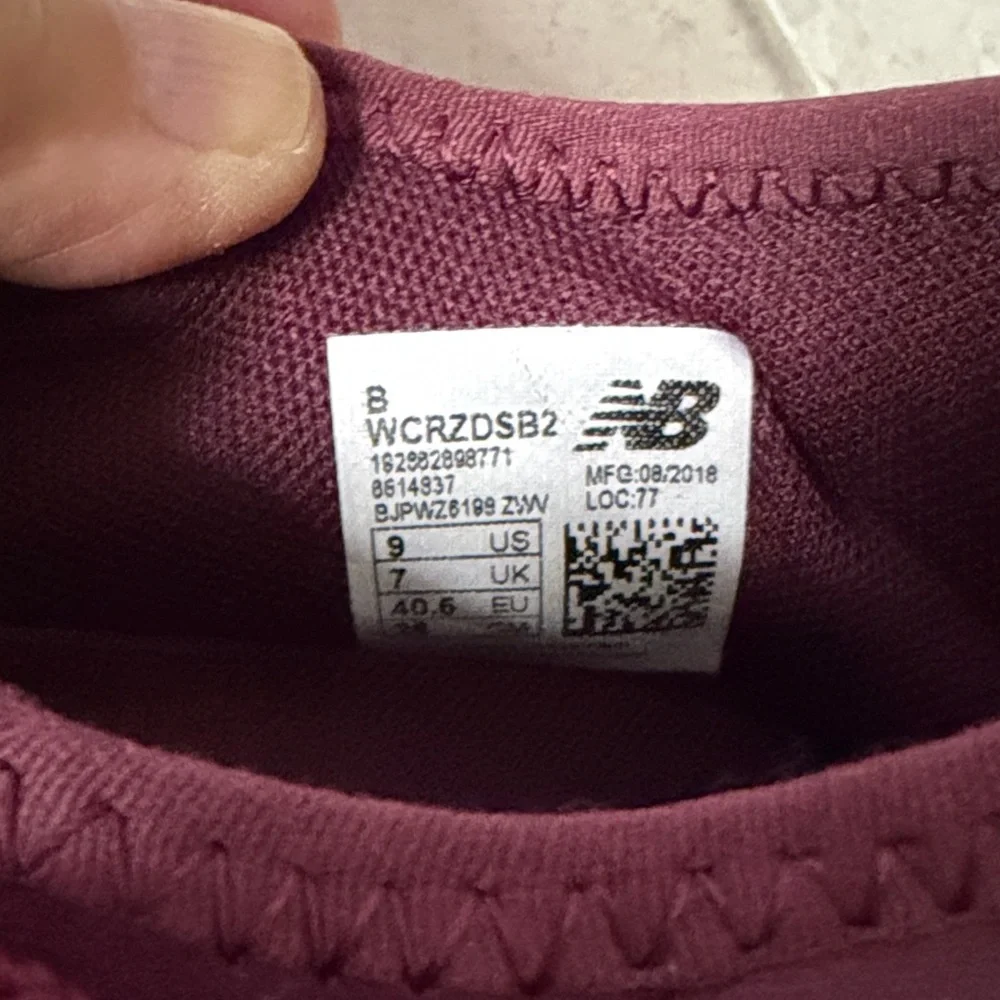 New Balance Burgundy Sneakers EUC - Picture 5 of 5